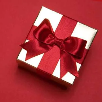 Humphrey's Craft 2 Inch Red Double Faced Satin Ribbon - 25 Yards Variety of Color for Crafts Gift Wrapping DIY Bows Bridal Bouquet Cutting Ceremony Decoration Sewing Christmas Tree Wedding.