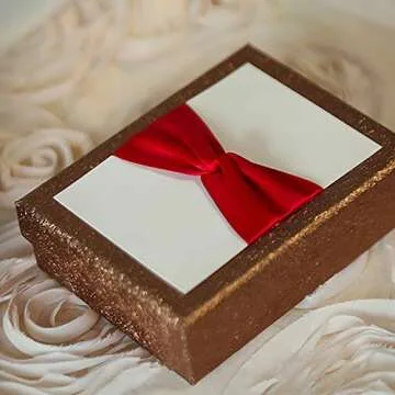 Humphrey's Craft 2 Inch Red Double Faced Satin Ribbon - 25 Yards Variety of Color for Crafts Gift Wrapping DIY Bows Bridal Bouquet Cutting Ceremony Decoration Sewing Christmas Tree Wedding.