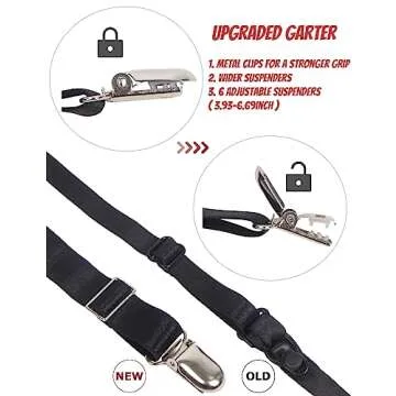 Elegant Lace Garter Belts for Thigh Highs - Plus Size Available