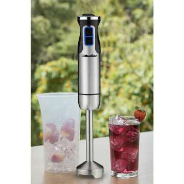 Mueller 500W 9-Speed Immersion Hand Blender