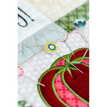 Kimberbell Oh, Sew Delightful Featured Quilt Machine Embroidery Design CD, 8 Bonus Projects: Complete Size 26x38”, Three 12x12” Quilts, 2 Mini Hoops, Easy Step-By-Step Instructions, Made in USA