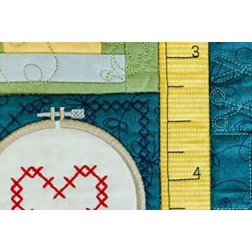 Kimberbell Oh, Sew Delightful Featured Quilt Machine Embroidery Design CD, 8 Bonus Projects: Complete Size 26x38”, Three 12x12” Quilts, 2 Mini Hoops, Easy Step-By-Step Instructions, Made in USA