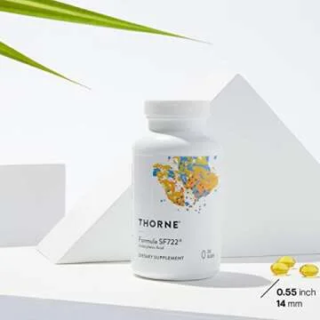 THORNE Undecylenic Acid (Formerly Formula SF722) - 250 mg of Undecylenic Acid - for a Healthy Balance of Gut & Vaginal Flora - Gluten Free - 250 Gelcaps - 50 Servings