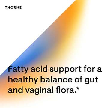THORNE Undecylenic Acid (Formerly Formula SF722) - 250 mg of Undecylenic Acid - for a Healthy Balance of Gut & Vaginal Flora - Gluten Free - 250 Gelcaps - 50 Servings