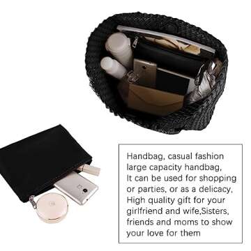 Stylish LEMONEYE Handwoven Handbag for Work & Travel