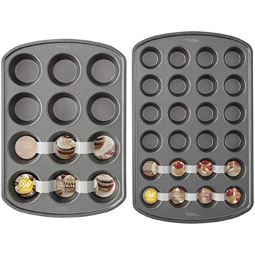 Wilton Premium Non-Stick Mini & Standard Muffin Pan Set