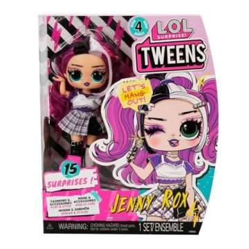 L.O.L. Surprise! Tween Doll Jenny Rox with 15 Surprise Accessories
