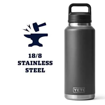 YETI Rambler 46 oz Bottle with Chug Cap - Insulated Water Bottle