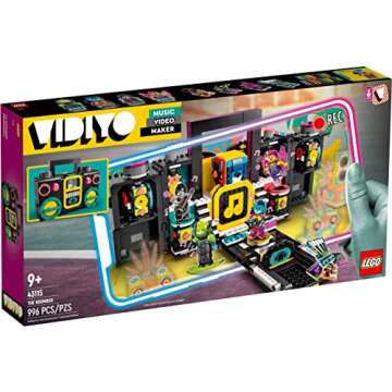 LEGO VIDIYO The Boombox 43115 Building Kit Toy; Inspire Kids to Direct and Star in Their Own Music Videos; New 2021 (996 Pieces)