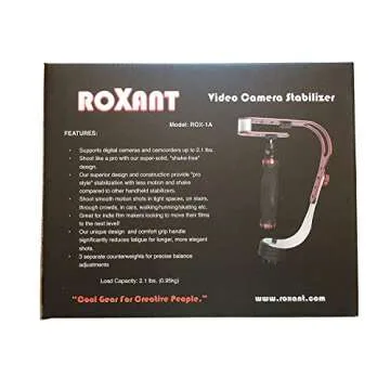 Roxant Pro Video Stabilizer for Smooth Filming Anywhere
