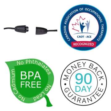 Munchables Surfboard Sensory Adult Chew Necklace - Chewable Stim Sensory Necklace for Adults, Teens and Kids (Dark Green)