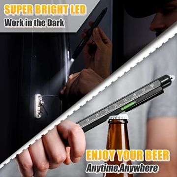 Valentines Day Gifts for Him, 9 in 1 Multitool Pen Mens Valentines Gifts, Gifts for Men Him Boyfriend, Birthday Gifts for Men Dad, Cool Gadgets for Mens Gifts, Gifts for Men Who Have Everything