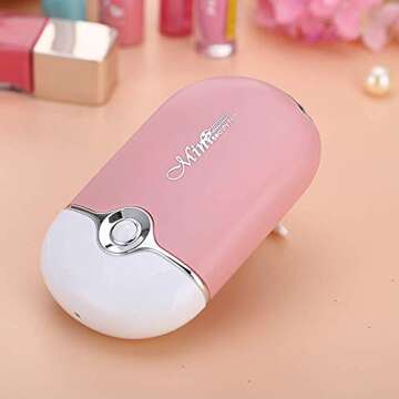 Tongping USB Mini Fan Air Conditioning Blower for Eyelash Extension(Pink)