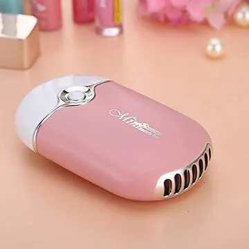 Tongping USB Mini Fan Air Conditioning Blower for Eyelash Extension(Pink)