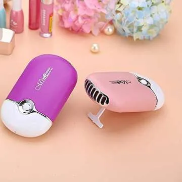 Tongping USB Mini Fan Air Conditioning Blower for Eyelash Extension(Pink)