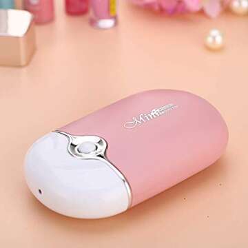 Tongping USB Mini Fan Air Conditioning Blower for Eyelash Extension(Pink)
