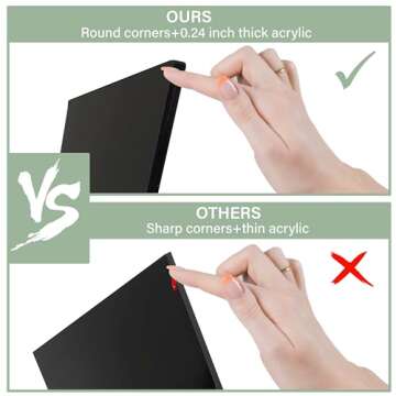 book stand, book holder, book display stand, book holder stand, book stand for reading, cookbook holder, acrylic book stand, book stands for kitchen, cook book stand for kitchen (black)