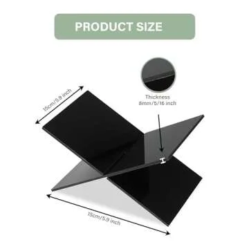 Durable Acrylic Book Stand for Kitchen and Home