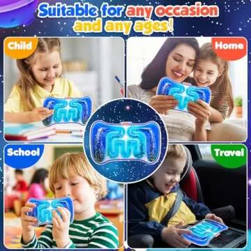 Squishy Sensory Toys for Kids - Sensory Toys for Kids with Autism Special Needs, Sensory Fidget Toys with Filled Goo Glitter for Calming Down Classroom - Easter Basket Stuffers for Kids