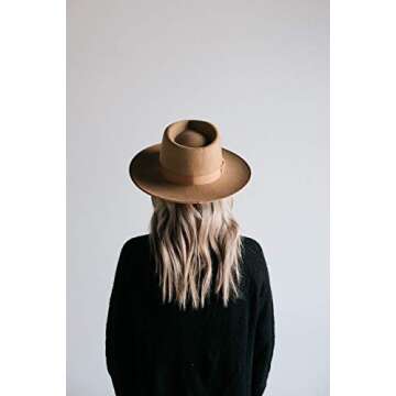 Stylish Gigi Pip Monroe Rancher Fedora Hat for Women