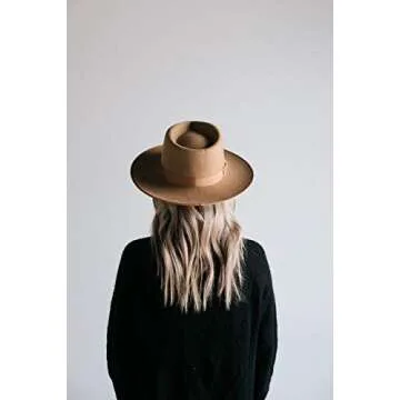 Stylish Gigi Pip Monroe Rancher Fedora Hat for Women