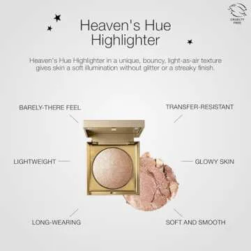 stila Heaven's Hue Highlighter | Lightweight Soft Makeup Glow, Bouncy Texture Illuminates Skin, Transfer-Resistant | Kitten, 0.35 Oz. (Pack of 1)