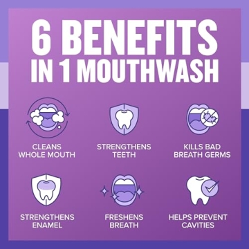 Listerine Total Care Anticavity Fluoride Mouthwash Fresh Mint