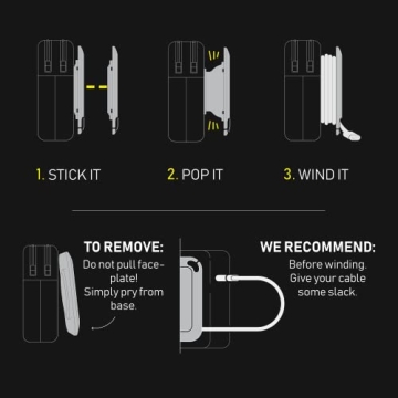 Fuse Reel Side Kick Collapsible Charger Organizer MacBook PC