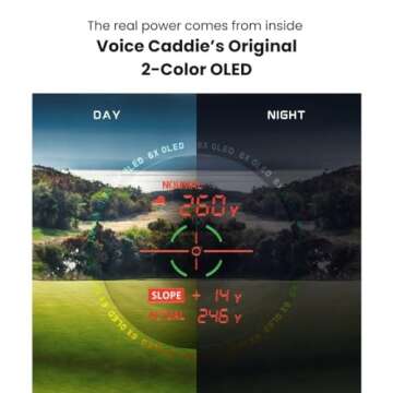 Voice Caddie SL2 Golf GPS Laser Rangefinder for Precise Gameplay
