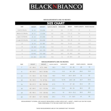 Elegant Black n Bianco Boys Tuxedo Suit for Ages 5-10