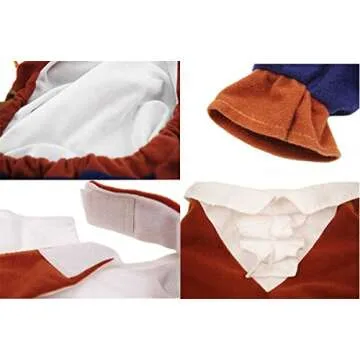 TOPSUNG Cool Caribbean Pirate Pet Halloween Costume for Small to Medium Dogs/Cats, Size S