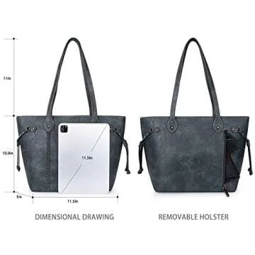 Montana West Tote Bags for Women Top Handle Satchel Purses and Handbags Ladies Shoulder Bags,MWC-G097-JN