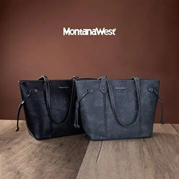 Montana West Tote Bags for Women Top Handle Satchel Purses and Handbags Ladies Shoulder Bags,MWC-G097-JN