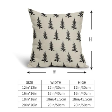 Stylish Christmas Tree Pillow Covers for Holiday Decor