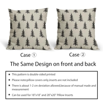 Stylish Christmas Tree Pillow Covers for Holiday Decor