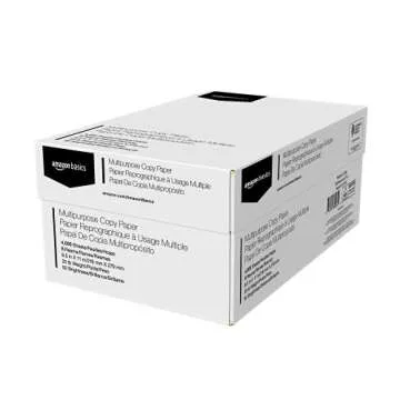 Amazon Basics Multipurpose Copy Printer Paper - 4000 Sheets of Quality Printing