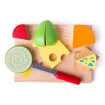 Bigjigs Toys Cheese Board Set for Creative Play