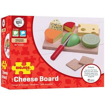 Bigjigs Cheese Board Set for Creative Imaginative Play