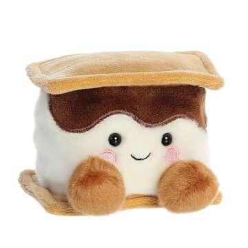 Aurora® Adorable Palm Pals™ Toastee S'More™ Stuffed Animal - Pocket-Sized Play - Collectable Fu...