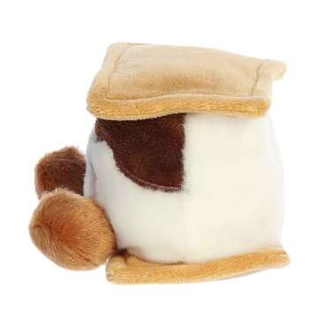 Aurora® Adorable Palm Pals™ Toastee S'More™ Stuffed Animal - Pocket-Sized Play - Collectable Fun - Brown 5 Inches