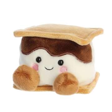 Aurora® Adorable Palm Pals™ Toastee S'More™ Stuffed Animal - Pocket-Sized Play - Collectable Fun - Brown 5 Inches