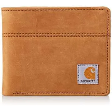 Durable Carhartt Men's Casual Leather Wallets for Everyday Use