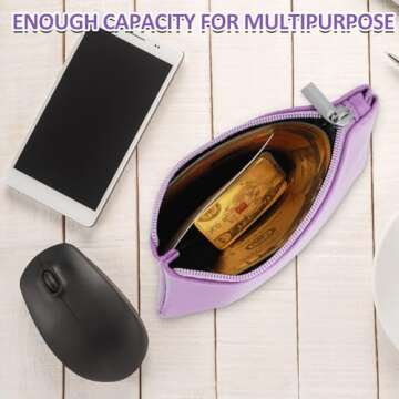 Giantree Small Wallet for Women, Cute PU Lychee Pattern Coin Pocket Portable Change Wallet Mini Coin...