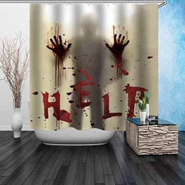 Spooky CHICHIC Halloween Shower Curtain - Perfect for Parties!
