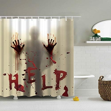 Spooky CHICHIC Halloween Shower Curtain - Perfect for Parties!
