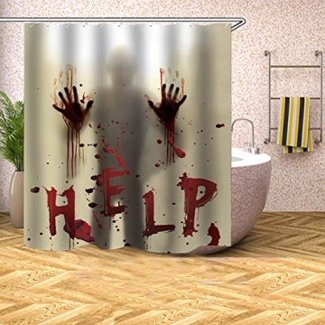 Spooky CHICHIC Halloween Shower Curtain - Perfect for Parties!