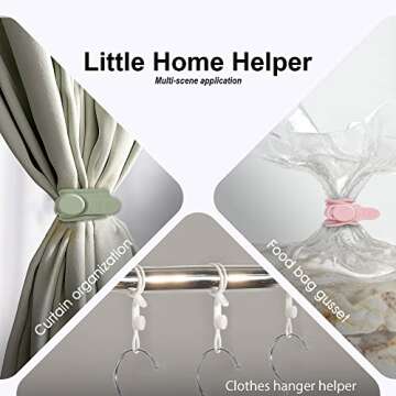 Nearockle Silicone Cable Ties 24PCS for Effective Cable Management