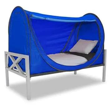 Privacy Pop Eclipse Bed Tent - Twin/Blue