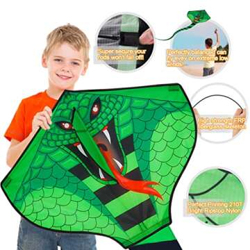 4 Pack Kites for All Ages - Fun Outdoor Adventure Toys