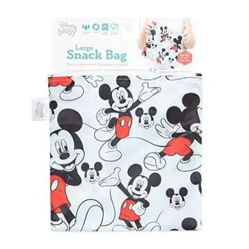 Bumkins Disney Reusable Snack Bags for Eco-Friendly Lunches